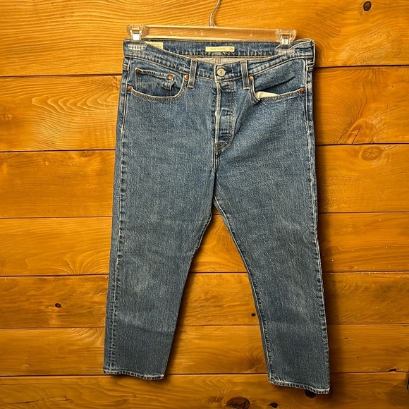 Levi’s Premium WOMEN'S WEDGIE STRAiGHT LEG‎ STYLE JEANS 30x25 Denim casual Y2K - Picture 1 of 12